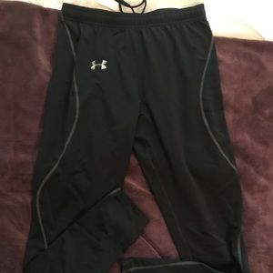 Black Underarmour cold gear pants size M